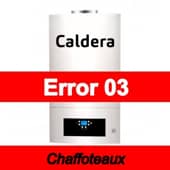 Error 03 Caldera Chaffoteaux