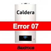 Error 07 Caldera Baxiroca