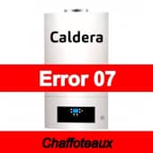 Error 07 Caldera Chaffoteaux
