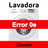 Error 0e Lavadora Daewoo