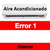 Error 1 Aire acondicionado Hisense