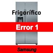 Error 1 Frigorífico Samsung