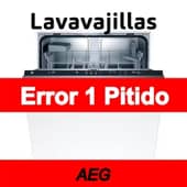 Error 1 Pitido Lavavajillas AEG