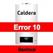Error 10 Caldera Baxiroca