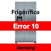 Error 10 Frigorífico Samsung