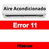 Error 11 Aire acondicionado Hisense
