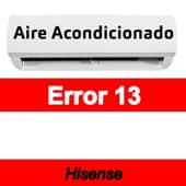 Error 13 Aire acondicionado Hisense