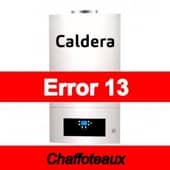 Error 13 Caldera Chaffoteaux
