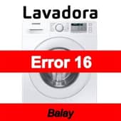 Error 16 Lavadora Balay