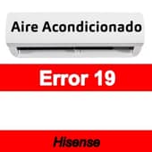 Error 19 Aire acondicionado Hisense