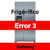 Error 3 Frigorífico Samsung
