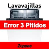 Error 3 Pitidos Lavavajillas Zoppas