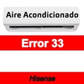 Error 33 Aire acondicionado Hisense