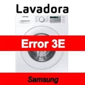Error 3E Lavadora Samsung