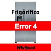 Error 4 Frigorífico Whirlpool