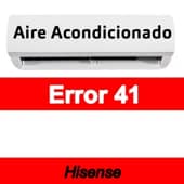 Error 41 Aire acondicionado Hisense