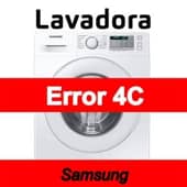 Error 4C Lavadora Samsung