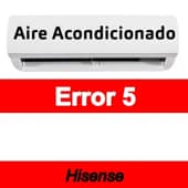 Error 5 Aire acondicionado Hisense