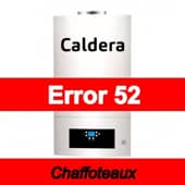 Error 52 Caldera Chaffoteaux