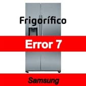 Error 7 Frigorífico Samsung