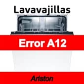 Error A12 Lavavajillas Ariston