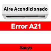 Error A21 Aire acondicionado Sanyo