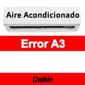 Error A3 Aire acondicionado Daikin