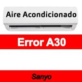 Error A30 Aire acondicionado Sanyo