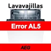Error AL5 Lavavajillas AEG