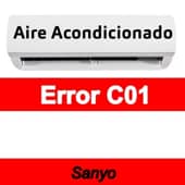 Error C01 Aire acondicionado Sanyo
