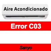 Error C03 Aire acondicionado Sanyo