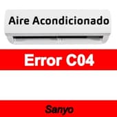 Error C04 Aire acondicionado Sanyo