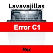 Error C1 Lavavajillas Rex