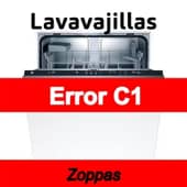 Error C1 Lavavajillas Zoppas