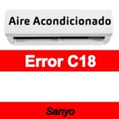 Error C18 Aire acondicionado Sanyo