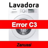 Error C3 Lavadora Zanussi