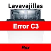 Error C3 Lavavajillas Rex