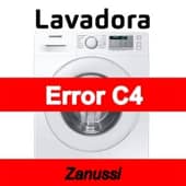 Error C4 Lavadora Zanussi