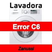 Error C6 Lavadora Zanussi