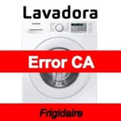 Error CA Lavadora Frigidaire
