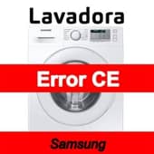 Error CE Lavadora Samsung