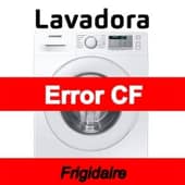 Error CF Lavadora Frigidaire