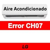 Error CH07 Aire acondicionado LG