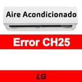 Error CH25 Aire acondicionado LG