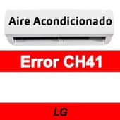 Error CH41 Aire acondicionado LG