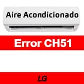 Error CH51 Aire acondicionado LG