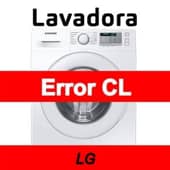 Error CL Lavadora LG