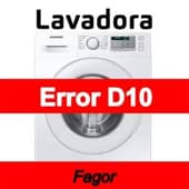 Error D10 Lavadora Fagor