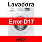 Error D17 Lavadora Fagor