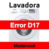 Error D17 Lavadora Mastercook